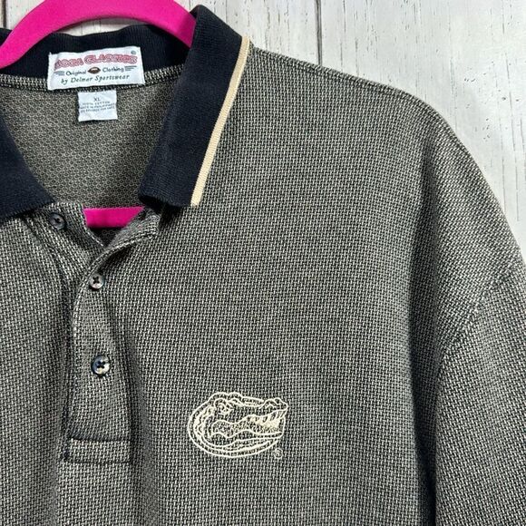 Boca Classics Mens Florida Gators Polo Shirt Short Sleeve Waffle Cotton Vintage - Picture 3 of 12